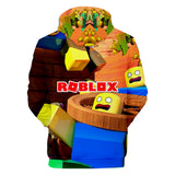 Hot Game Roblox Yellow Jumper Casual Sports Hoodie Long Sleeve for Kids Youth Adult