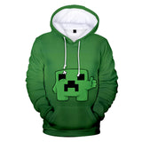Hot Game Roblox Green Jumper Casual Sports Hoodie Long Sleeve for Kids Youth Adult