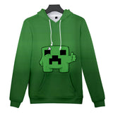 Hot Game Roblox Green Jumper Casual Sports Hoodie Long Sleeve for Kids Youth Adult