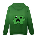 Hot Game Roblox Green Jumper Casual Sports Hoodie Long Sleeve for Kids Youth Adult