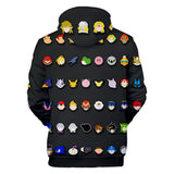 Super Mario Bros 3D Graphic Print Casual Hoodie Jumper - Unisex for Kids and Adults
