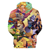 Super Mario Bros 3D Graphic Print Casual Hoodie Jumper - Unisex for Kids and Adults
