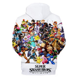 Super Mario Bros 3D Graphic Print Casual Hoodie Jumper - Unisex for Kids and Adults