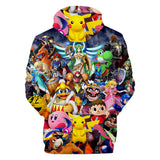 Super Mario Bros 3D Graphic Print Casual Hoodie Jumper - Unisex for Kids and Adults