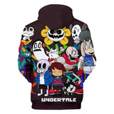 Hot Game Undertale 3D Print Cosplay Hoodie Pullover Sweatshirts Unisex Tracksuit Jumper