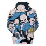 Hot Game Undertale 3D Print Cosplay Hoodie Pullover Sweatshirts Unisex Tracksuit Jumper