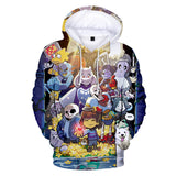Hot Game Undertale 3D Print Cosplay Hoodie Pullover Sweatshirts Unisex Tracksuit Jumper