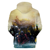 Hot Shooter Game Borderlands Cosplay Hoodie Pullover Sweatshirts Unisex Tracksuit Jumper