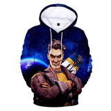 Hot Shooter Game Borderlands Cosplay Hoodie Pullover Sweatshirts Unisex Tracksuit Jumper