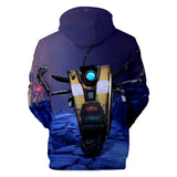 Hot Shooter Game Borderlands Cosplay Hoodie Pullover Sweatshirts Unisex Tracksuit Jumper