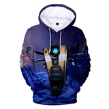 Hot Shooter Game Borderlands Cosplay Hoodie Pullover Sweatshirts Unisex Tracksuit Jumper