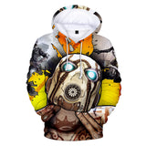 Hot Shooter Game Borderlands Cosplay Hoodie Pullover Sweatshirts Unisex Tracksuit Jumper