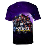 Hot Game Fortnite Casual Sports T-Shirts Top for Adult Kids
