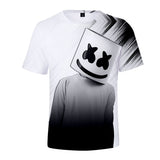 Game Fortnite DJ Marshmello Casual Sports T-Shirts Unisex for Adults & Kids