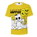 Game Fortnite DJ Marshmello Casual Sports T-Shirts Unisex for Adults & Kids