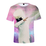 Game Fortnite DJ Marshmello Casual Sports T-Shirts Unisex for Adults & Kids