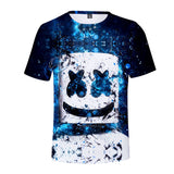 Game Fortnite DJ Marshmello Casual Sports T-Shirts Unisex for Adults & Kids