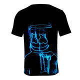 Game Fortnite DJ Marshmello Casual Sports T-Shirts Unisex for Adults & Kids