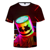 Game Fortnite DJ Marshmello Casual Sports T-Shirts Unisex for Adults & Kids