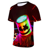 Game Fortnite DJ Marshmello Casual Sports T-Shirts Unisex for Adults & Kids