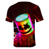 Game Fortnite DJ Marshmello Casual Sports T-Shirts Unisex for Adults & Kids