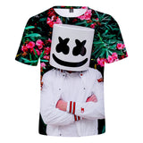 Game Fortnite DJ Marshmello Casual Sports T-Shirts Unisex for Adults & Kids