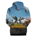Hot Game PUBG Hoodie 3D Printed Jumper for Kids Youth Adult