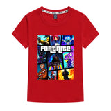 Kids Heavy Cotton T-shirts Game Fortnite Print Short Sleeve Casual Tees Sweatshirt