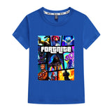Kids Heavy Cotton T-shirts Game Fortnite Print Short Sleeve Casual Tees Sweatshirt