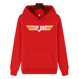 Funny Humor Print Hoodie Top Dad Hooded Sweatshirt