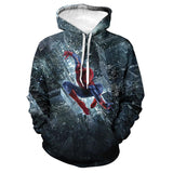 Marvel Spider-man Hoodie 3D All Over Print Pullover Hoody Sweatshirt