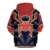 Marvel Spider-man Hoodie 3D All Over Print Pullover Hoody Sweatshirt