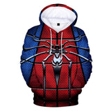 Marvel Spider-man Hoodie 3D All Over Print Pullover Hoody Sweatshirt