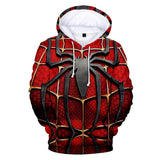Marvel Spider-man Hoodie 3D All Over Print Pullover Hoody Sweatshirt