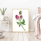 Green Leaves Plant Wall Watercolor Art Prints Canvas Poster