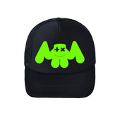 DJ Mashmello Print Hat Adjustable Snapback Mesh Baseball Cap