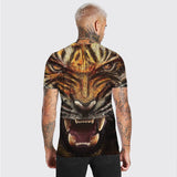 3D Graphic Prints Animal Tiger Design Men's T-Shirt Short Sleeve Tops