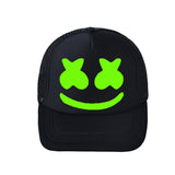 DJ Mashmello Print Hat Adjustable Snapback Mesh Baseball Cap