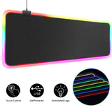 RGB LED Light Gaming Mouse Pad Large Computer Keyboard Mat