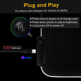 RGB LED Light Gaming Mouse Pad Large Computer Keyboard Mat