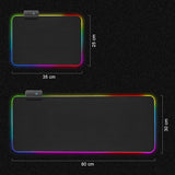 RGB LED Light Gaming Mouse Pad Large Computer Keyboard Mat