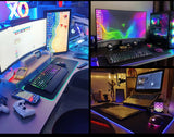 RGB LED Light Gaming Mouse Pad Large Computer Keyboard Mat