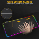 RGB LED Light Gaming Mouse Pad Large Computer Keyboard Mat