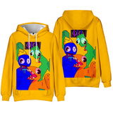 Rainbow Friends 3D Graphic Casual Hoodie - Unisex for Kids and Adults