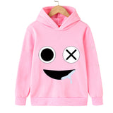 Unisex Rainbow Friends Smile Pullover Cotton Casual Hoodie