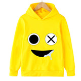 Unisex Rainbow Friends Smile Pullover Cotton Casual Hoodie