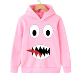 Unisex Rainbow Friends Smile Pullover Cotton Casual Hoodie