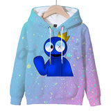 Rainbow Friends 3D Graphic Casual Hoodie - Unisex for Kids and Adults