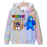 Rainbow Friends 3D Graphic Casual Hoodie - Unisex for Kids and Adults