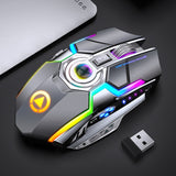 Rechargeable Wireless Gaming Mouse 2.4GHz 1600DPI Silent Optical Mice